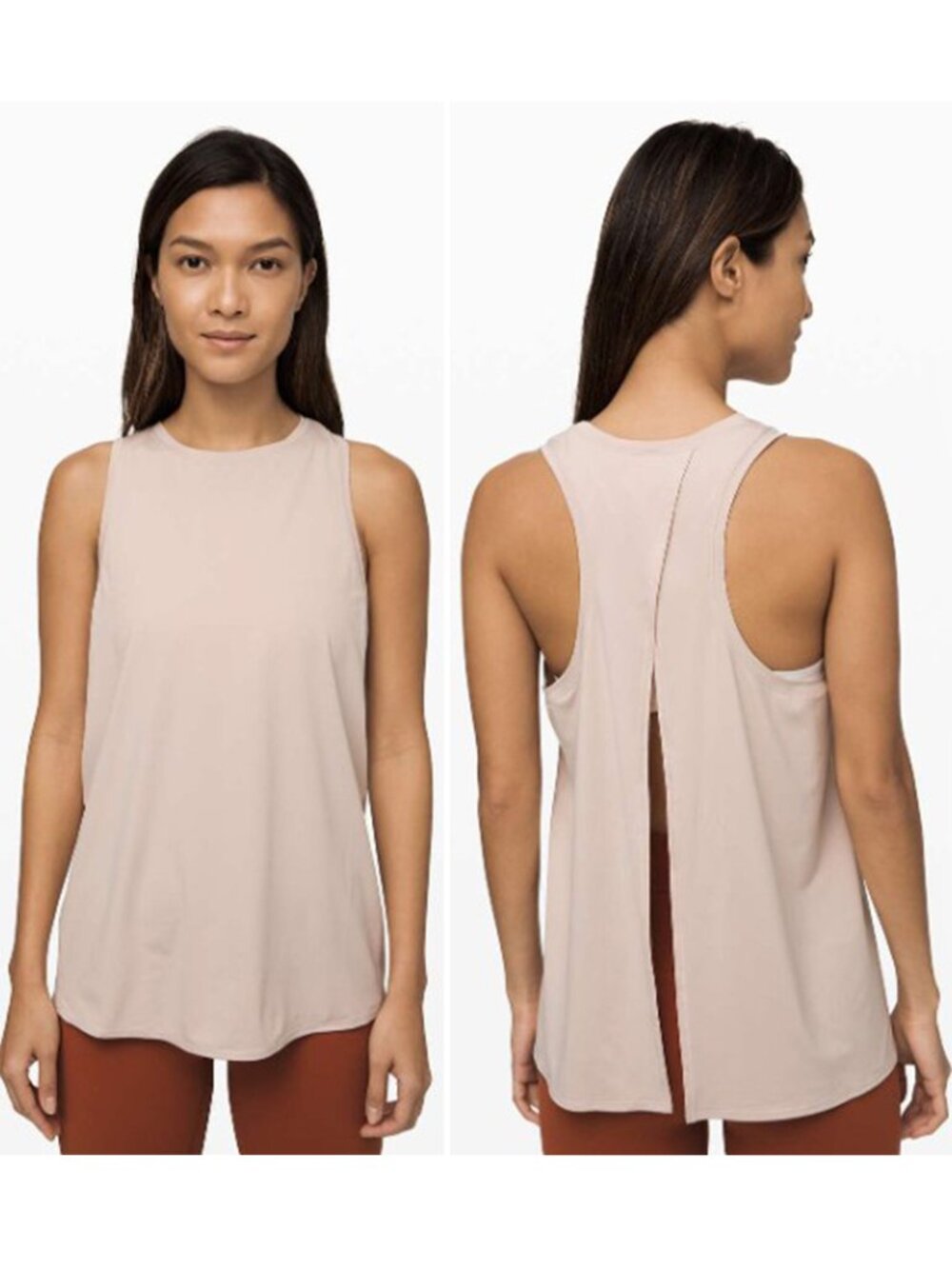 Lululemon All Tied Up Tank *No-stink Zinc Size 6 Pink Bliss